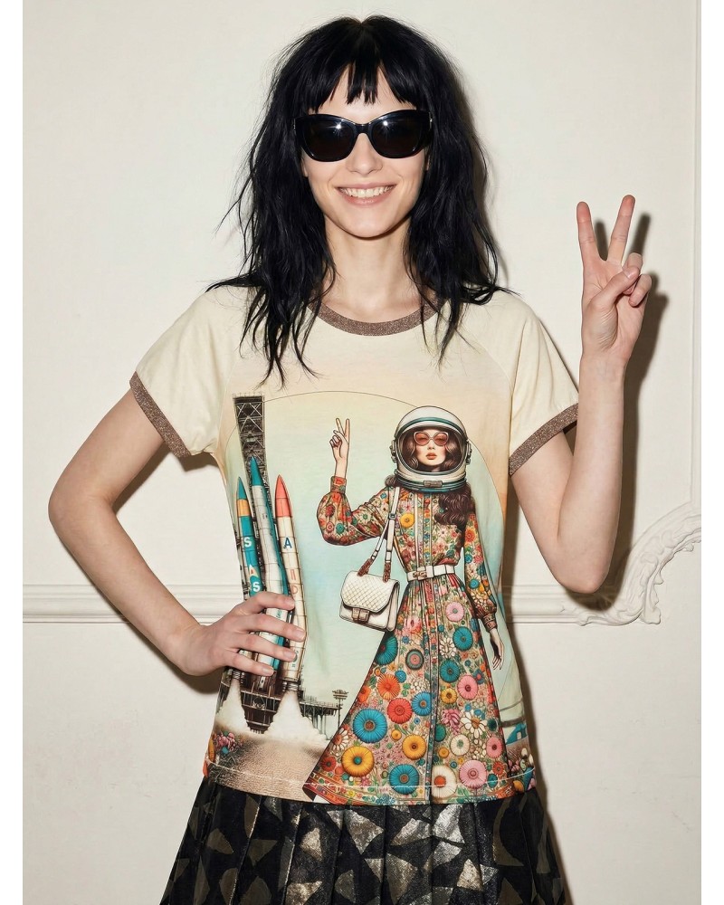 T-shirt Lea Far Beyond by Custo Barcelona