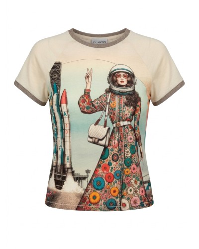 T-shirt Lea Far Beyond by Custo Barcelona