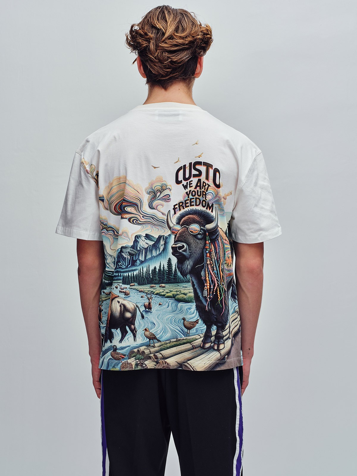 RING BOHEMIAN BUFFALO 1 - Men's T-shirt | Custo Barcelona