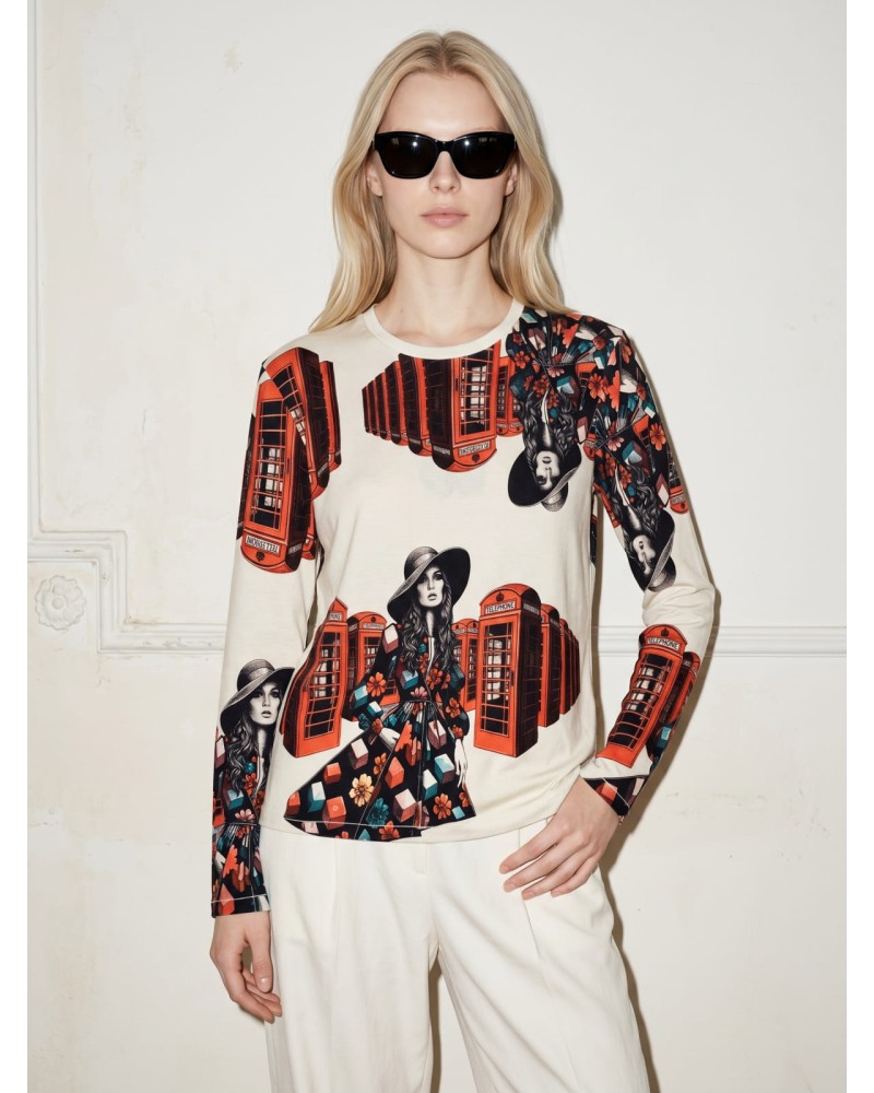 T-SHIRT JULIET LONDON CALLING 13702 | Custo Barcelona