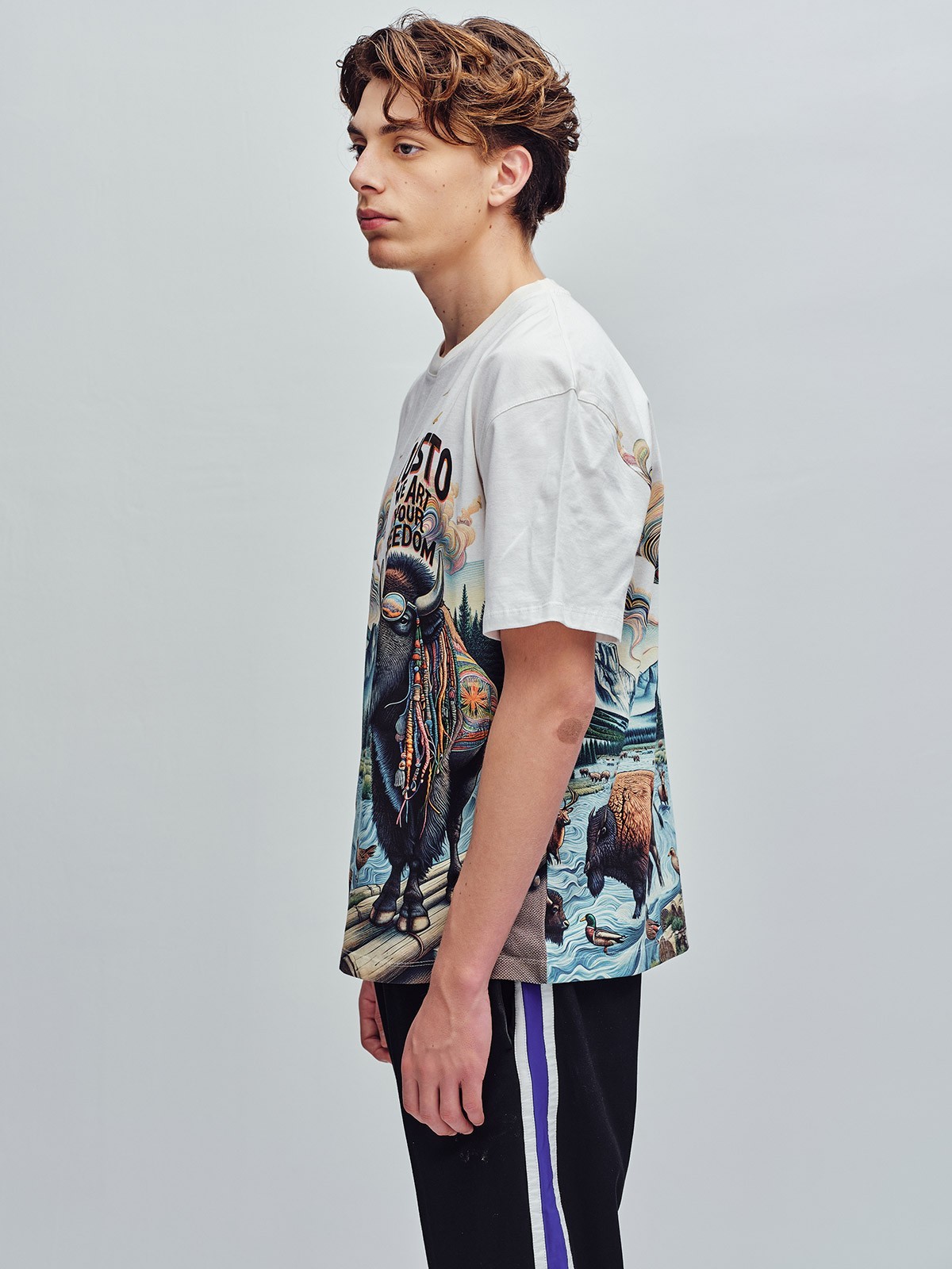 RING BOHEMIAN BUFFALO 1 - Men's T-shirt | Custo Barcelona