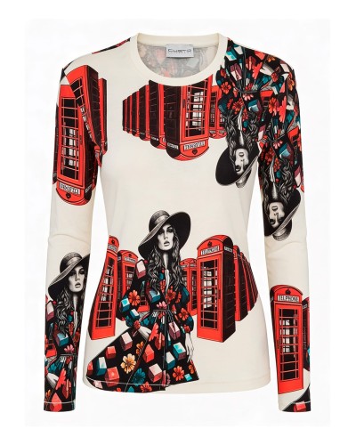 T-SHIRT JULIET LONDON CALLING 13702 | Custo Barcelona
