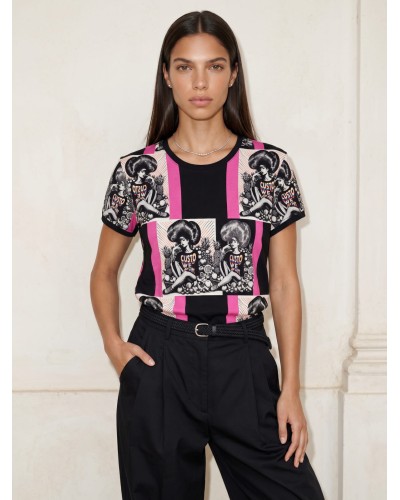 T-SHIRT FROM VEGAN POP 6843 ALLOVER | Custo Barcelona