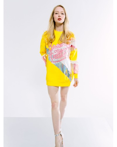 Bas Hood Yellow - Time Capsule 3 | Custo Barcelona