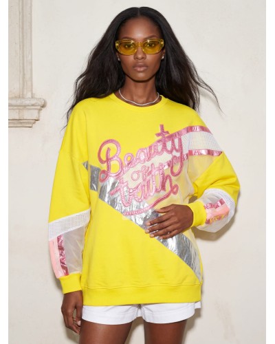 Bas Hood Yellow - Time Capsule 3 | Custo Barcelona