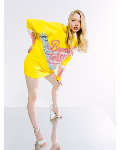 Bas Hood Yellow - Time Capsule 3 | Custo Barcelona