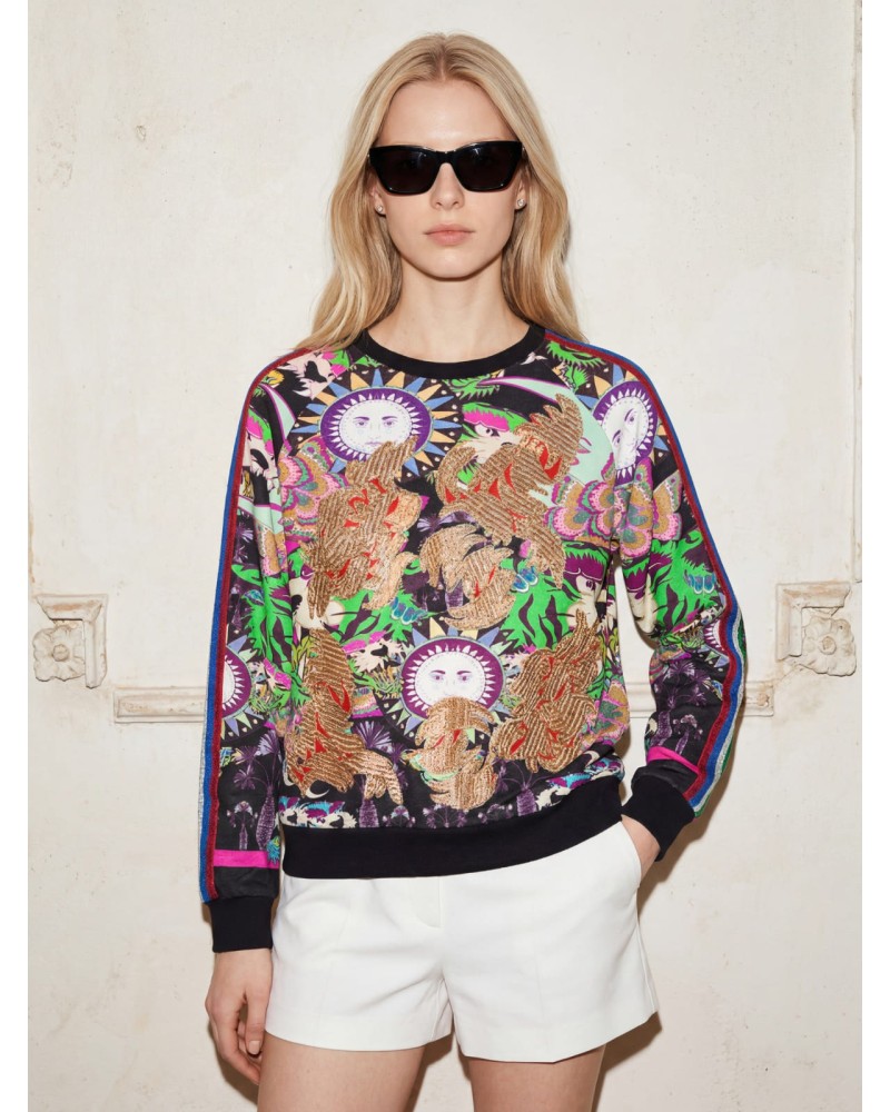 Basy Tiger | Women's Sweatshirt | Custo Barcelona