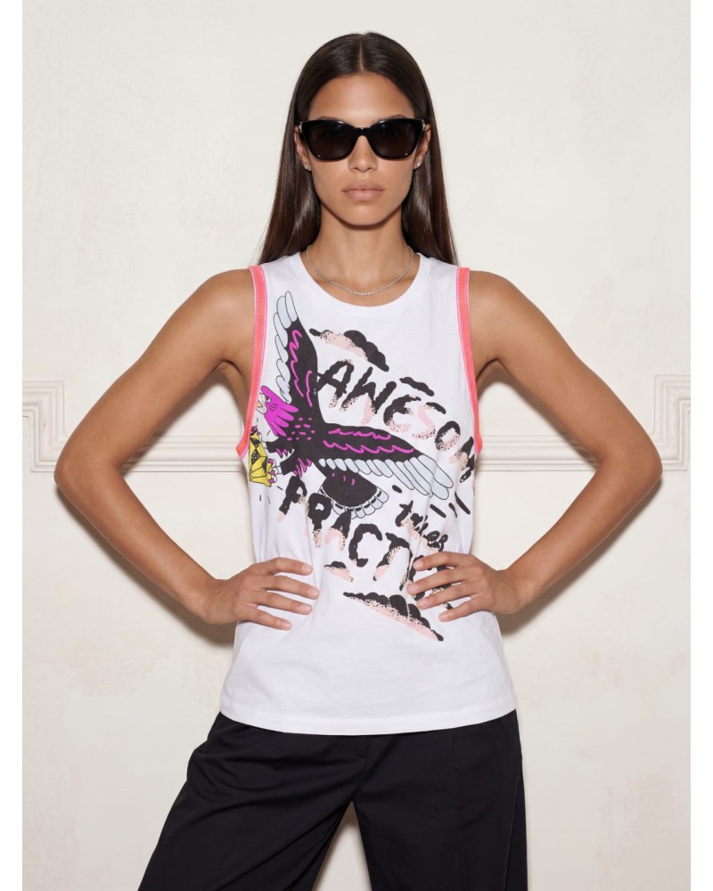 Bun Awesome White | Women's Sleeveless | Custo Barcelona