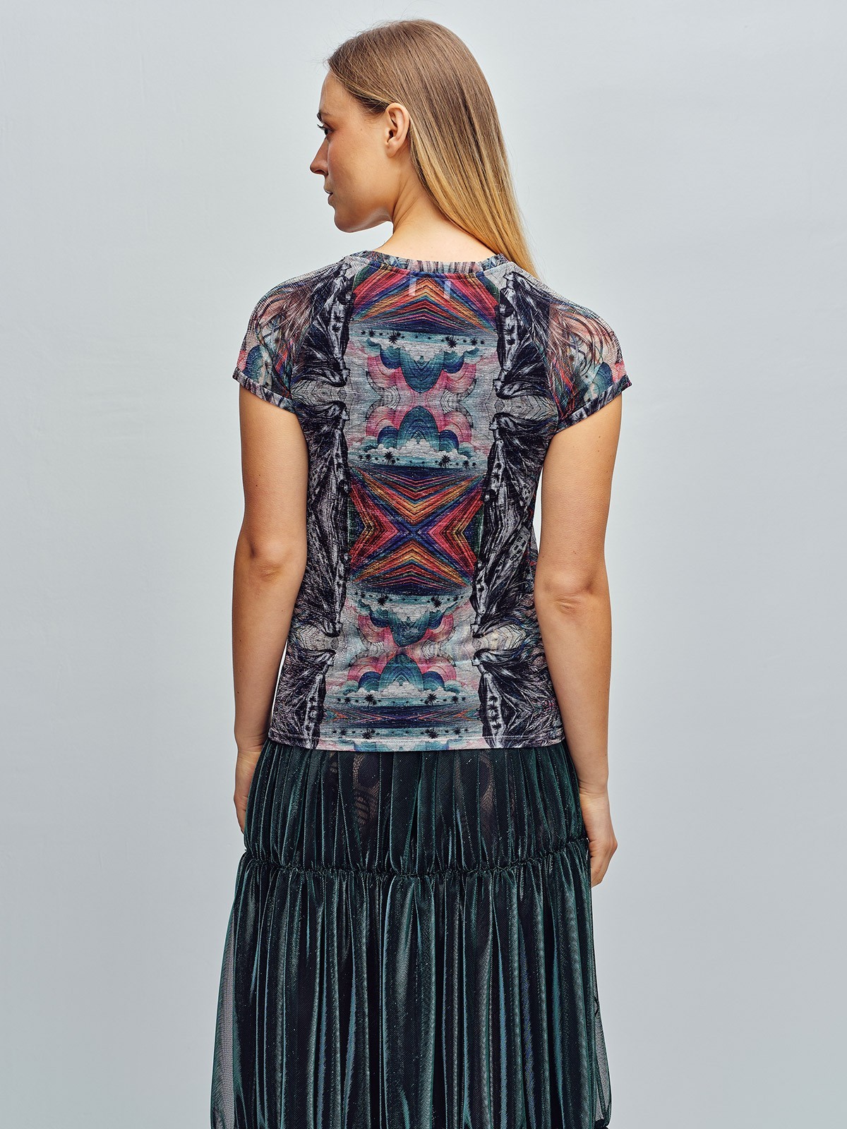 Lea Gown Hair | Short Sleeve | Custo Barcelona