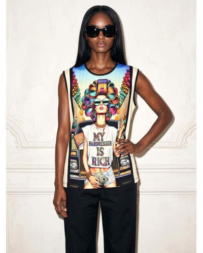 T-Shirt Avril Rich & Rolls 9036  White | Custo Barcelona