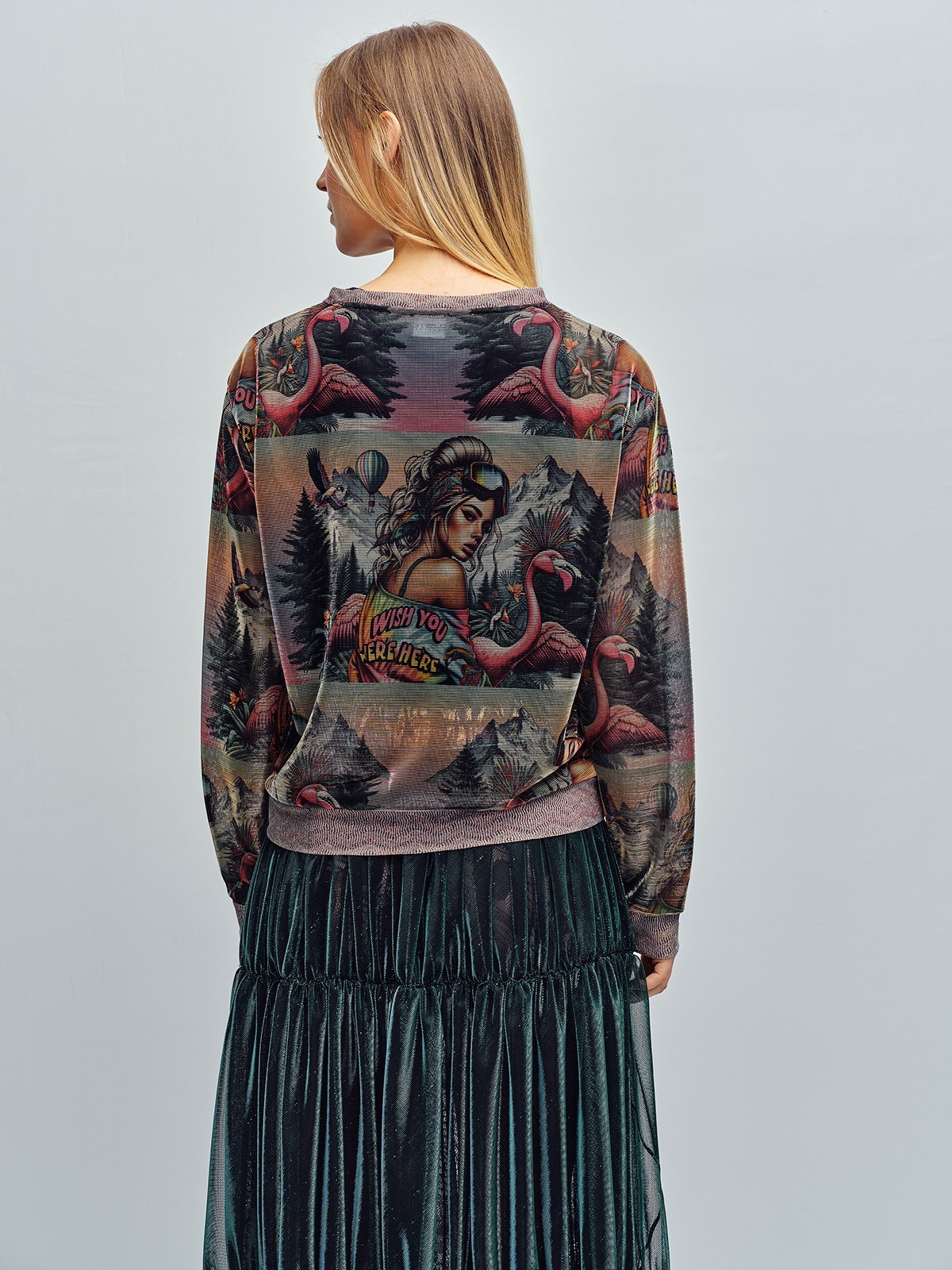 Bas Animal Art Allover | Women's T-Shirt | Custo Barcelona