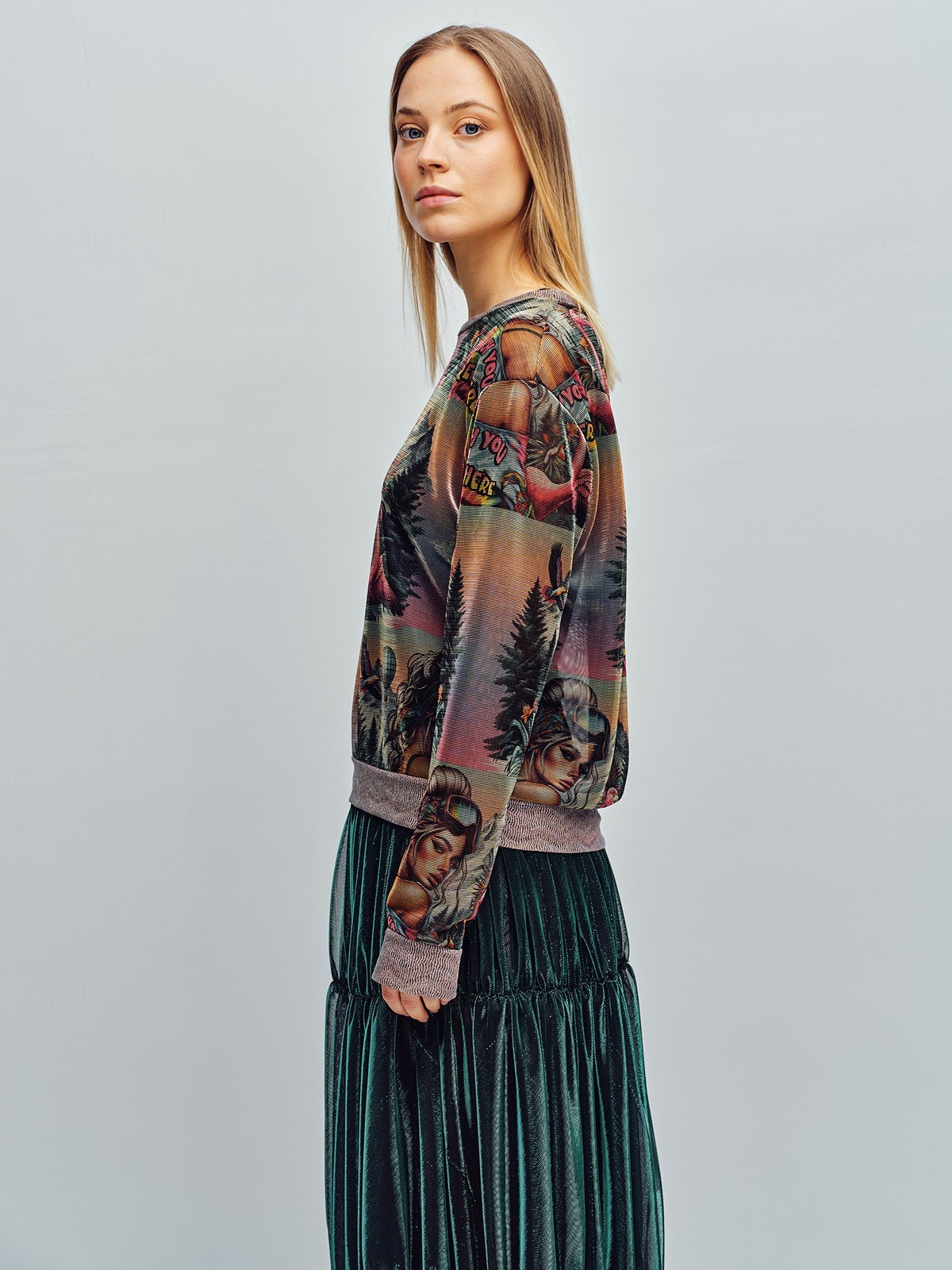 Bas Animal Art Allover | Women's T-Shirt | Custo Barcelona