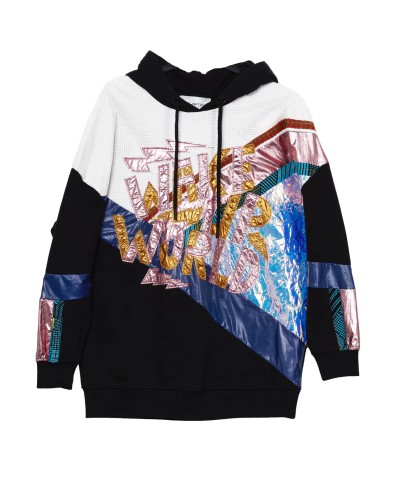 Sudadera Con Capucha Bas Hood 3 White Black | Custo Barcelona