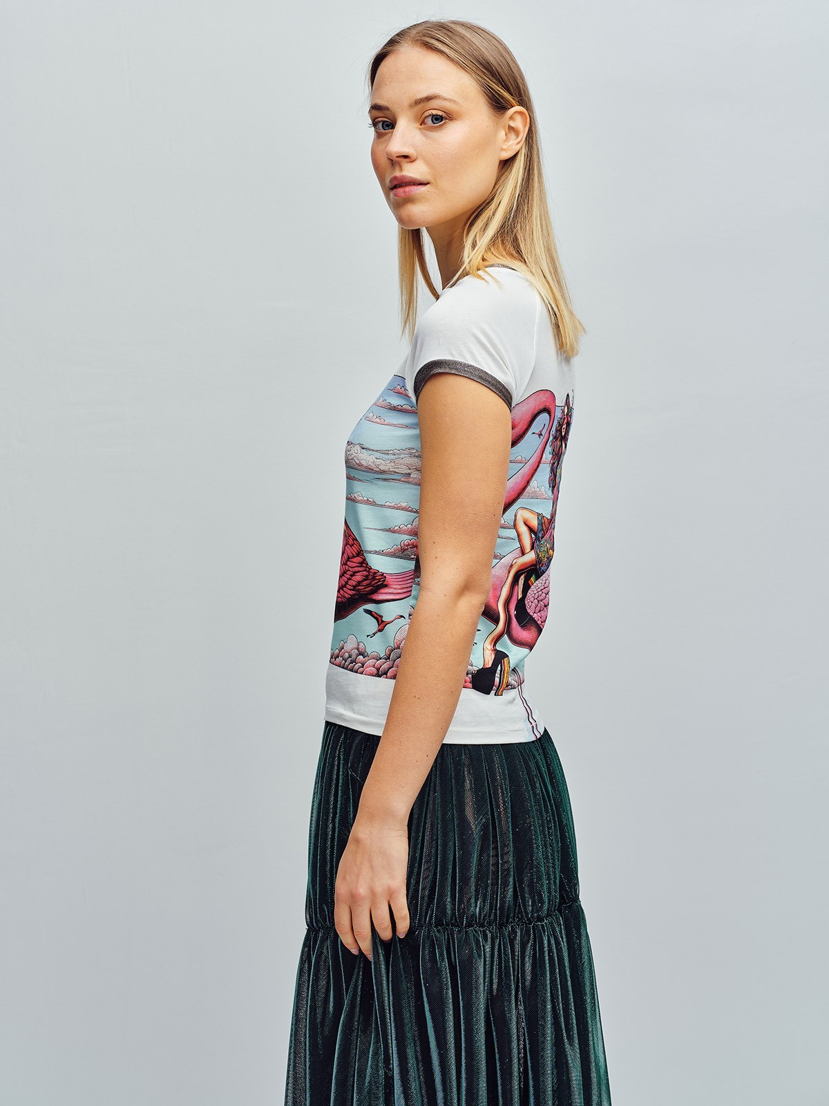 Lea Flamingo Airways | Short Sleeve | Custo Barcelona