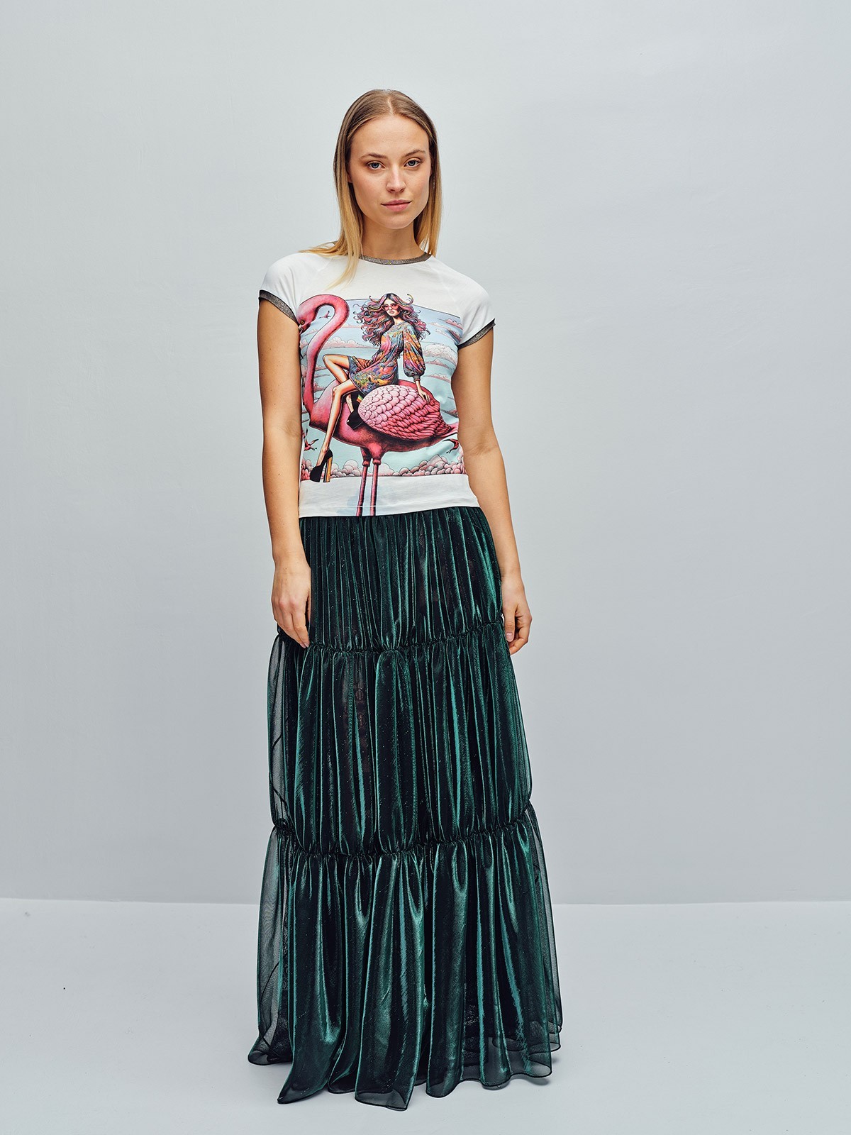 Lea Flamingo Airways | Short Sleeve | Custo Barcelona