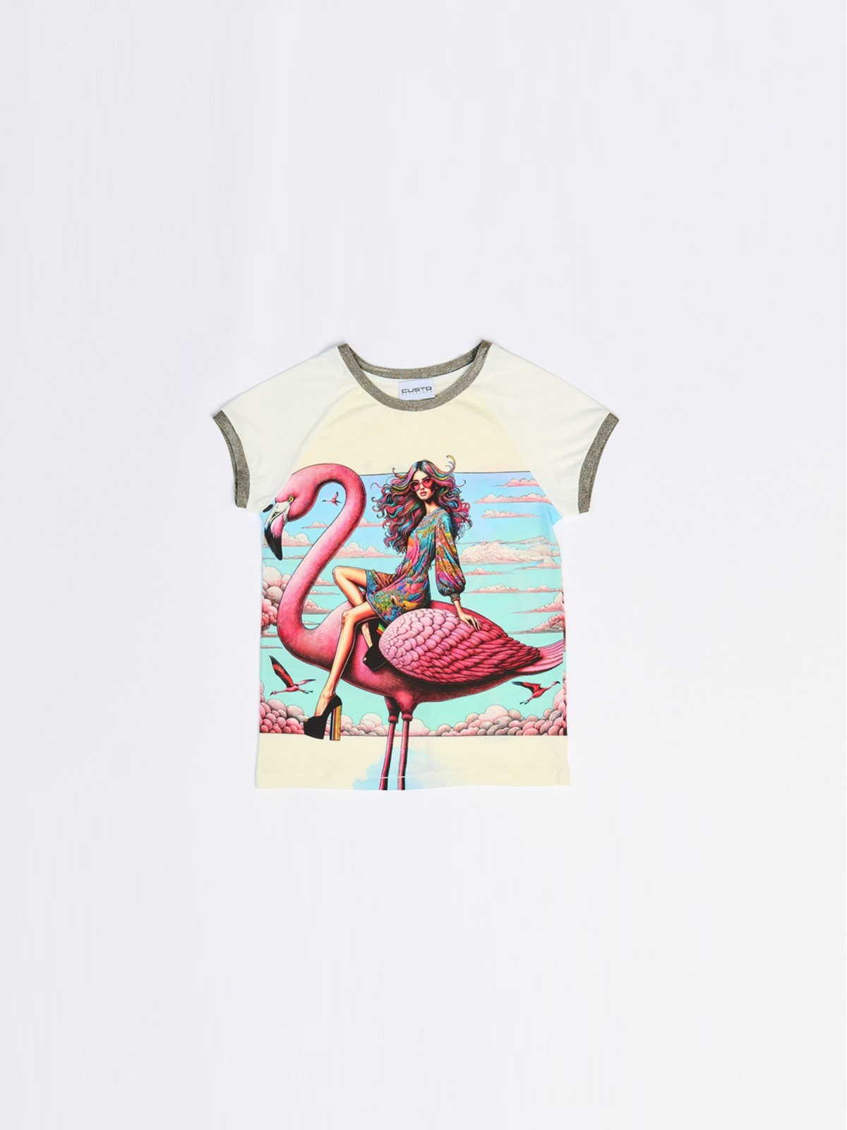 Lea Flamingo Airways | Short Sleeve | Custo Barcelona