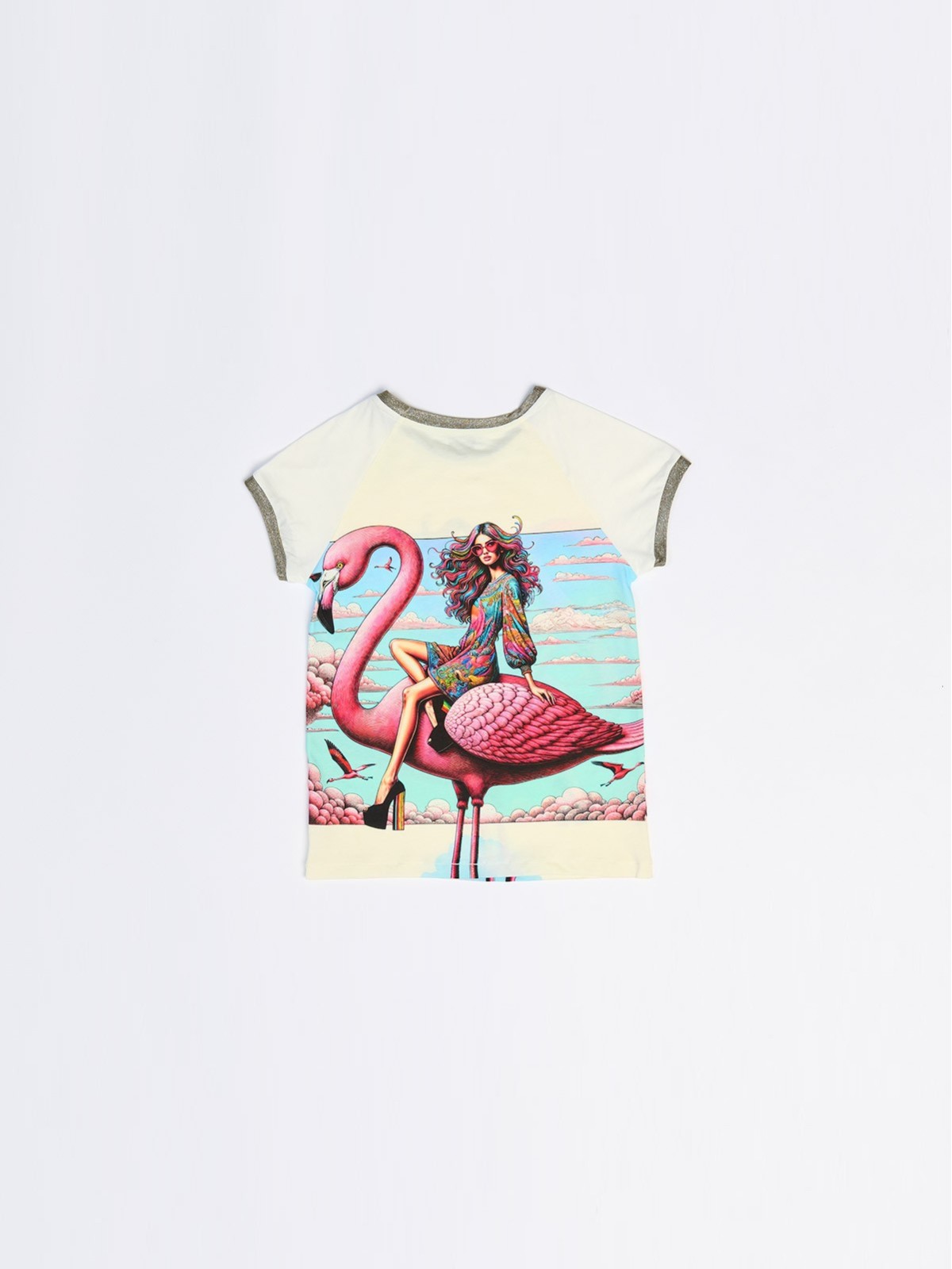 Lea Flamingo Airways | Short Sleeve | Custo Barcelona