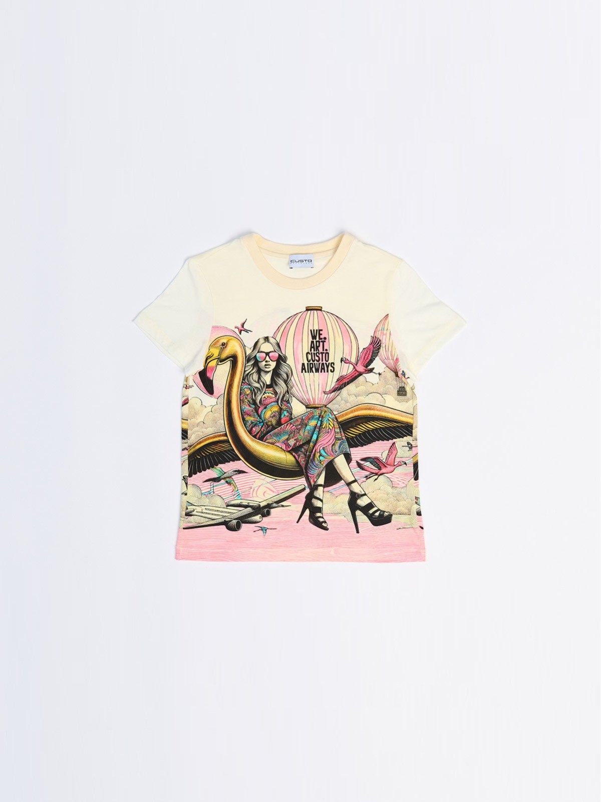 Stan Flamingo Airways | Short Sleeve | Custo Barcelona