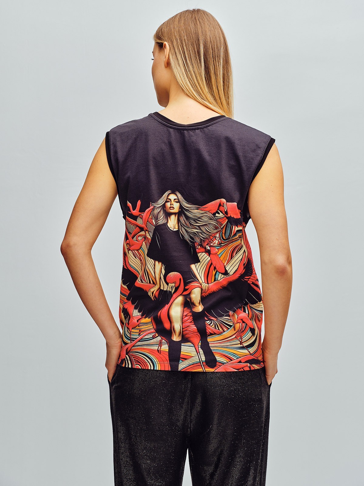 Avril Flamingo Airways 8809 | Short Sleeve | Custo Barcelona