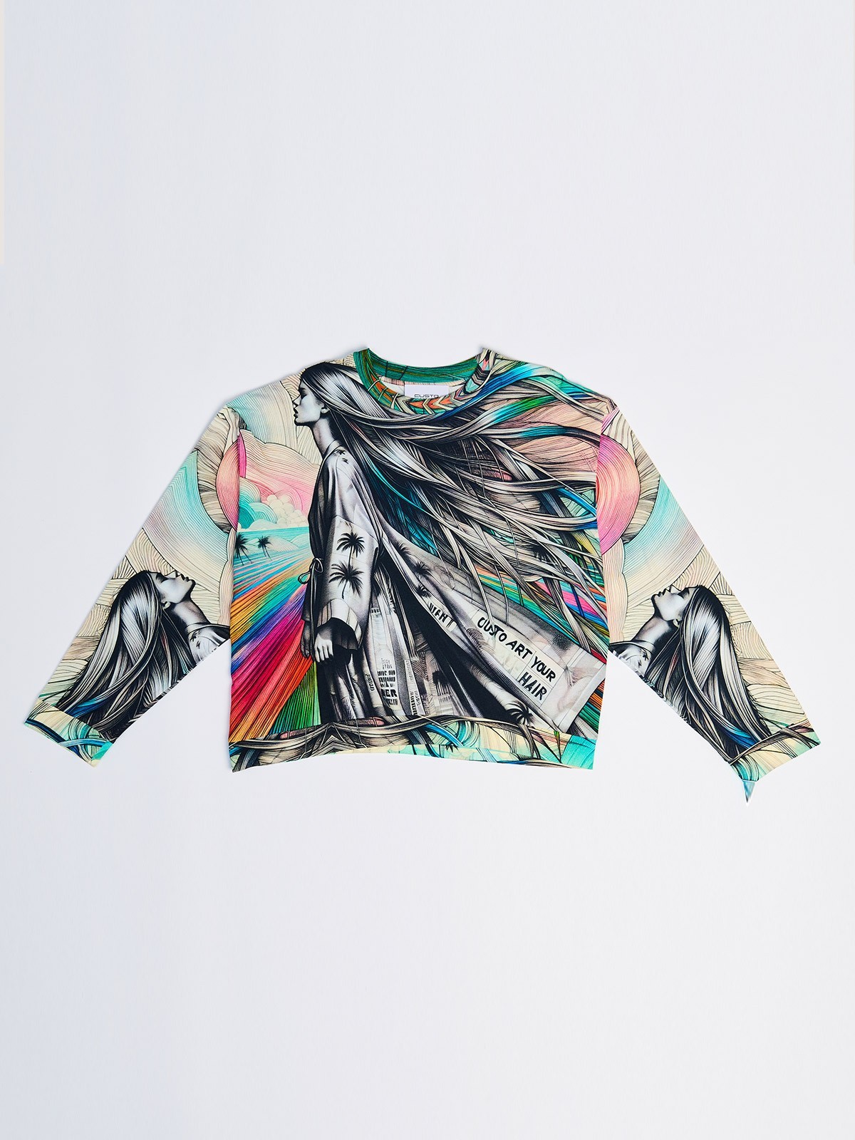 Sol Gown Hair | Women's Sweatshirt | Custo Barcelona