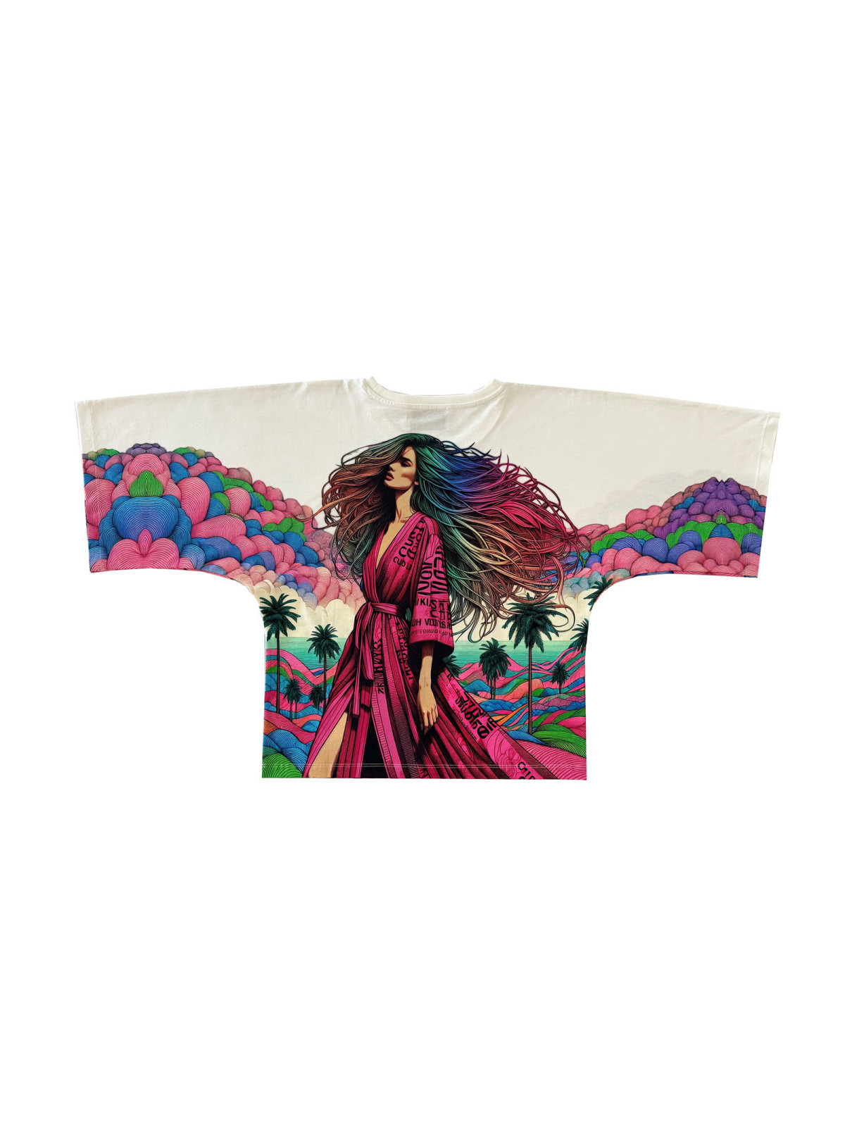 Kate Gown Hair | Women's T-Shirt | Custo Barcelona