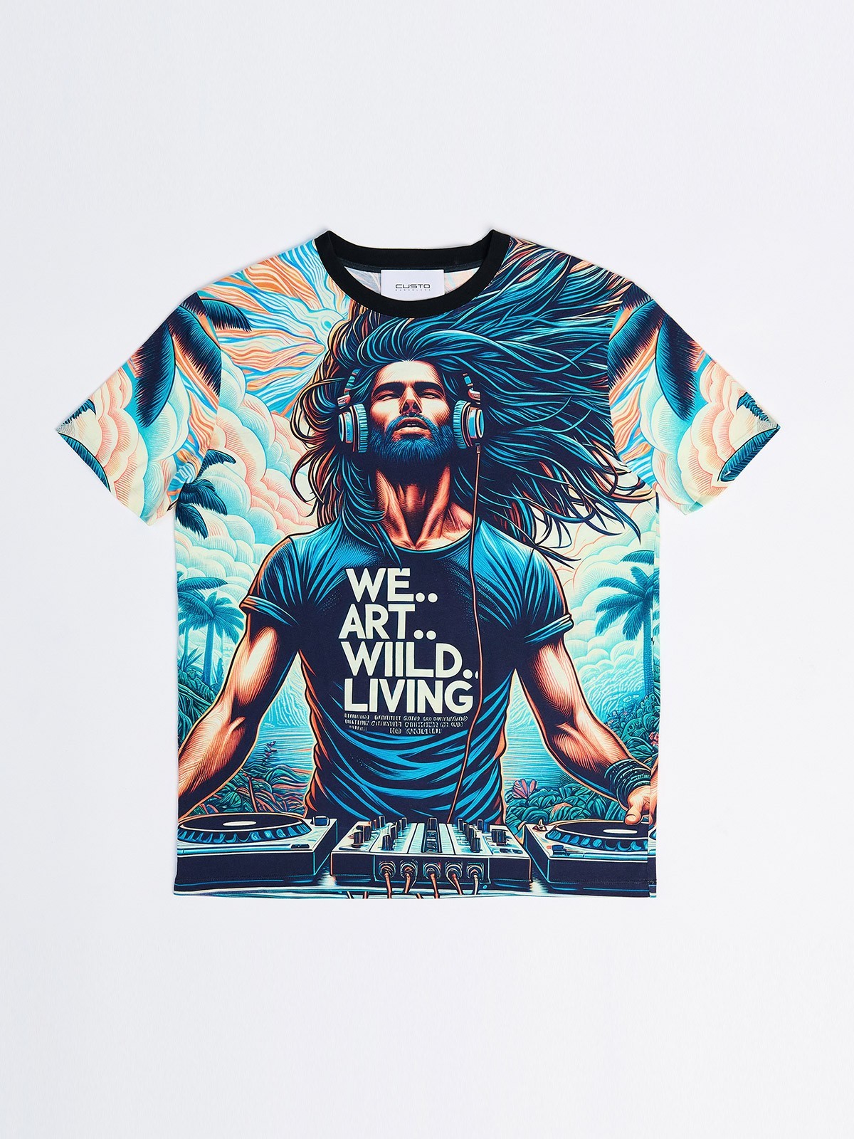 Basic Sound Art Man - Men’s T-Shirt | Custo Barcelona