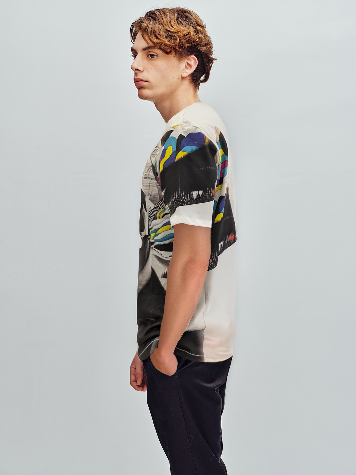 BY BACK WYWH ANIMAL 17322 - Men's T-shirt | Custo Barcelona