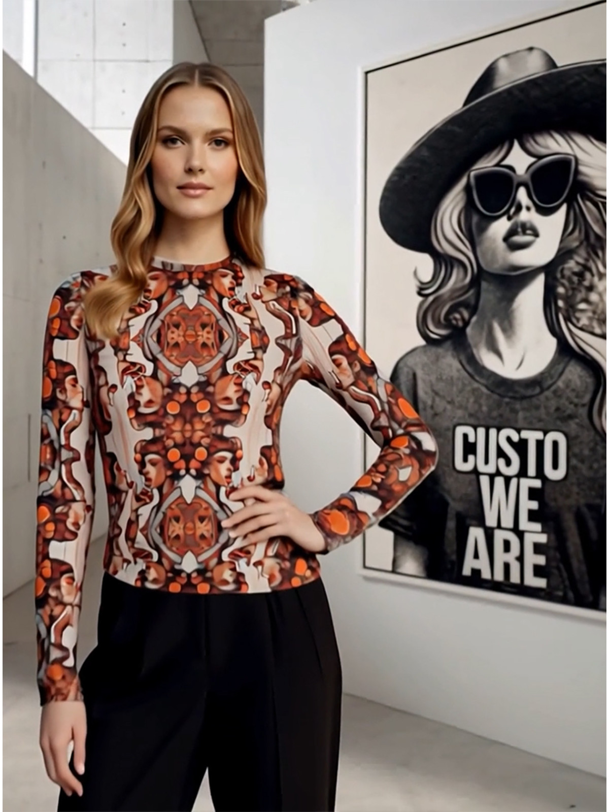 JULIET POP ART PLANT 6752 ALLOVER