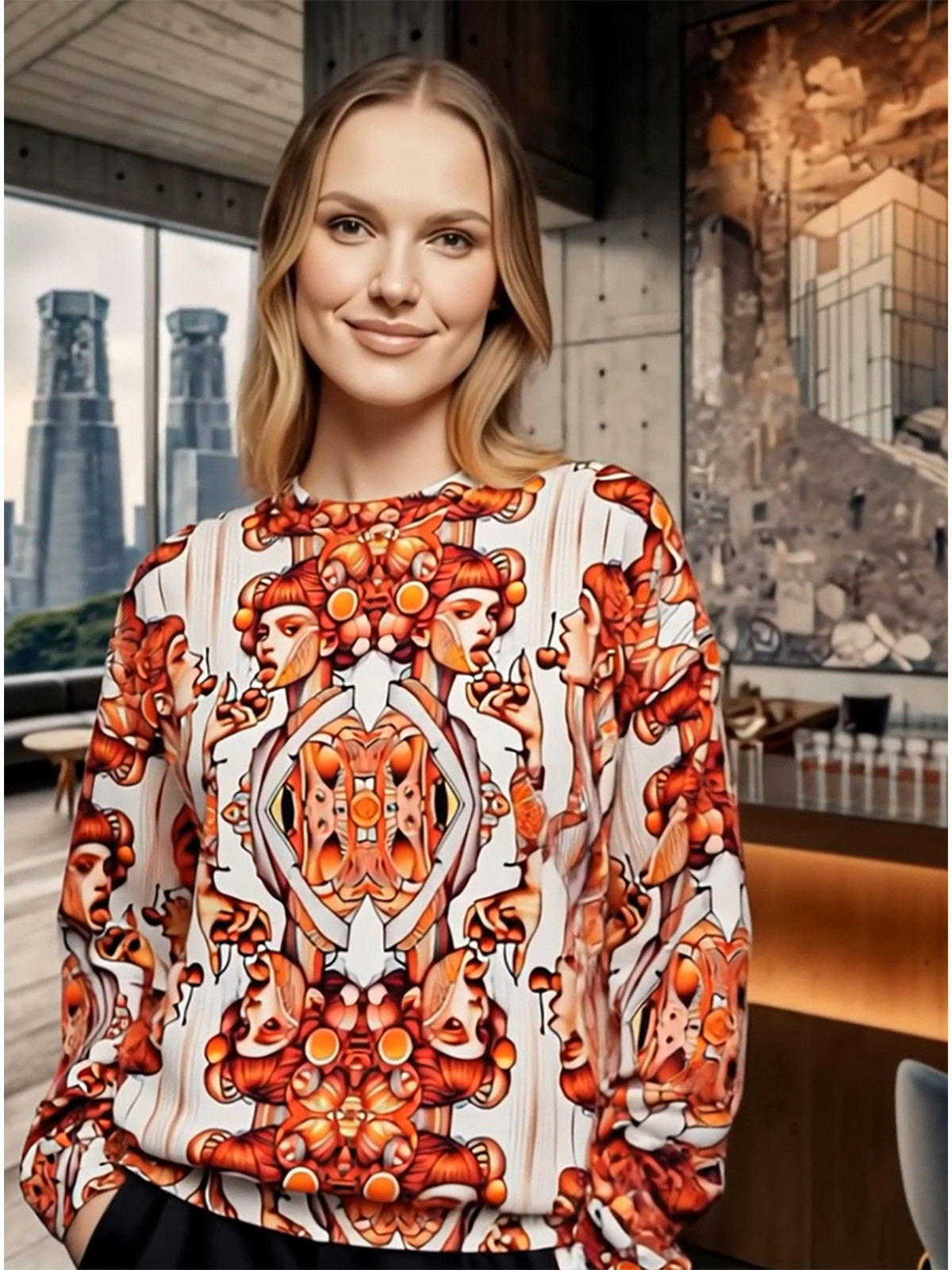 POP ART PLANT 6752 ALLOVER