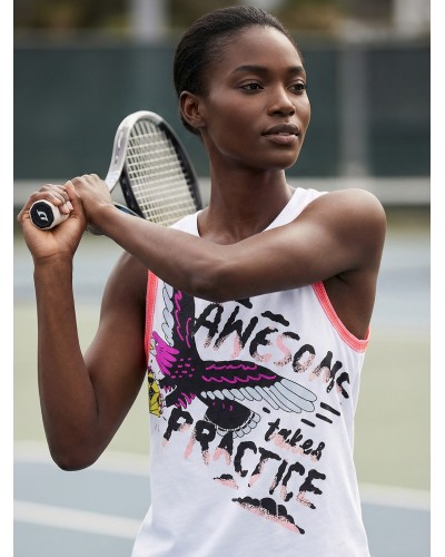 Bun Awesome White | Women's Sleeveless | Custo Barcelona