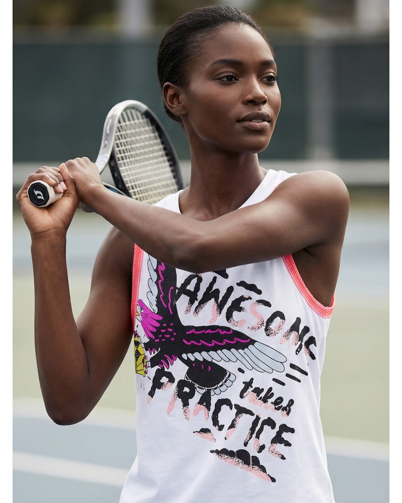 Bun Awesome White | Women's Sleeveless | Custo Barcelona