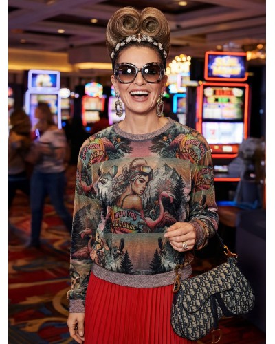 Bas Animal Art Allover | Women's T-Shirt | Custo Barcelona