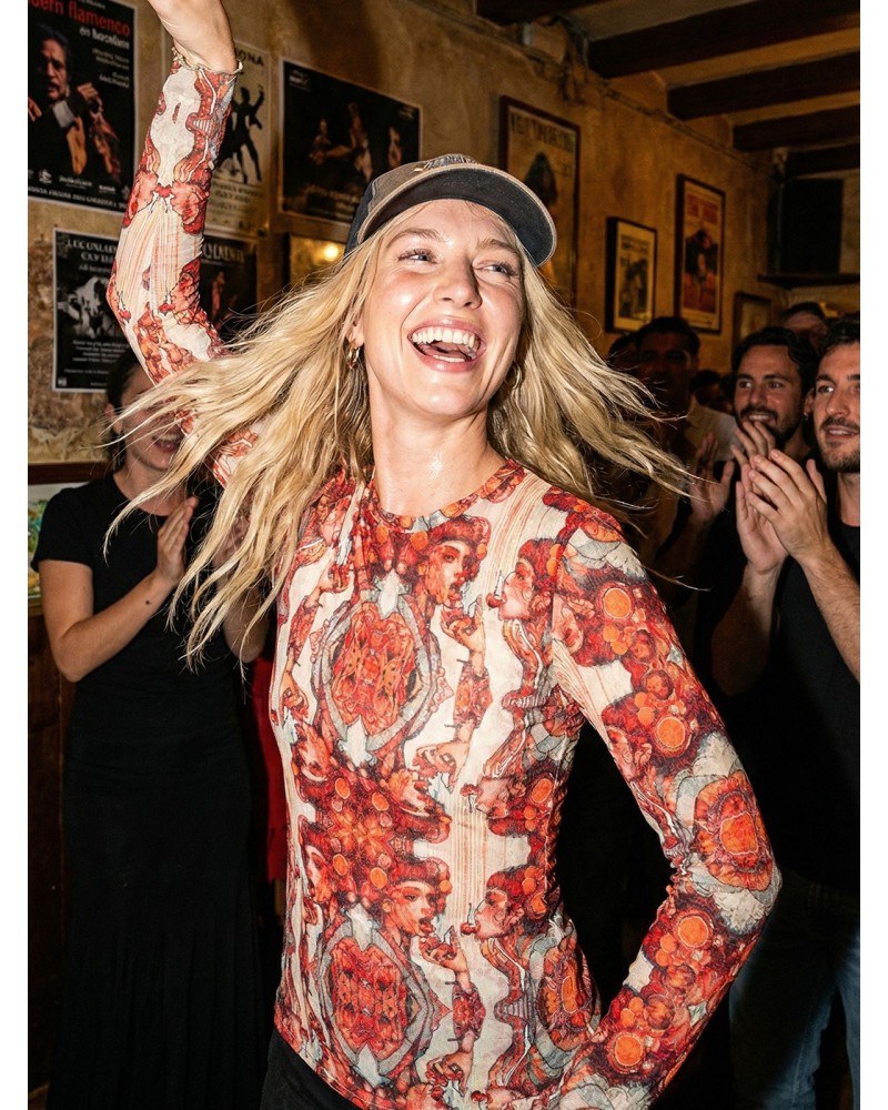 Juliet Pop Art Plant | Short Sleeve | Custo Barcelona