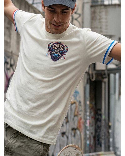 Basic Logo Art Freedom - Men’s T-Shirt | Custo Barcelona