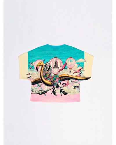 Sinju Flamingo Airways | Short Sleeve | Custo Barcelona