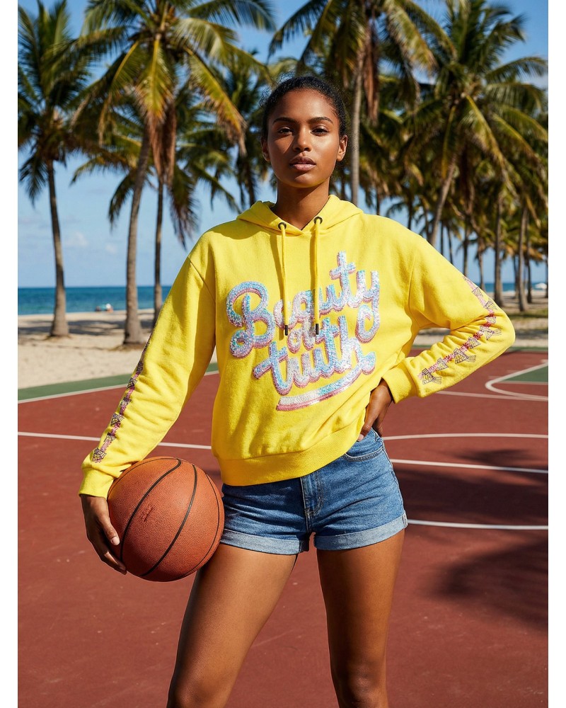 Bas Hood Yellow - Time Capsule 3 | Custo Barcelona