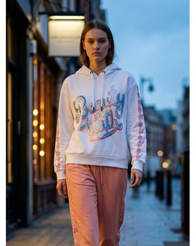 Bas Hood Yellow White - Time Capsule 3 | Custo Barcelona