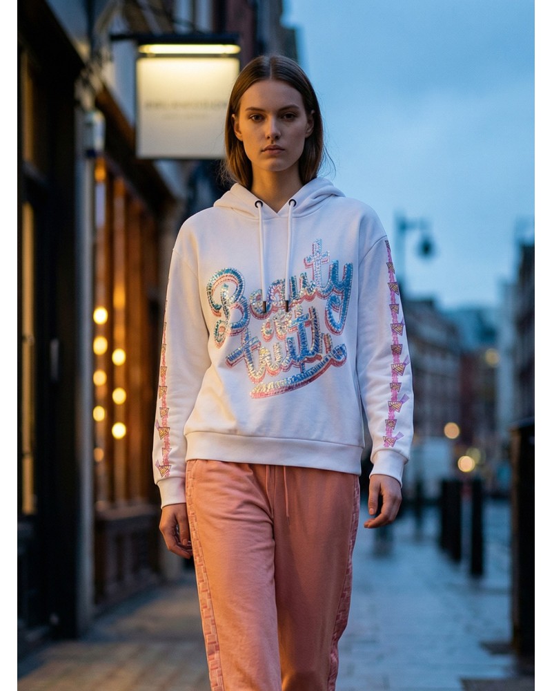 Bas Hood Yellow White - Time Capsule 3 | Custo Barcelona