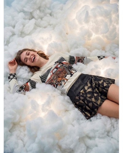 Minit Jacquard Black - New in | Custo Barcelona