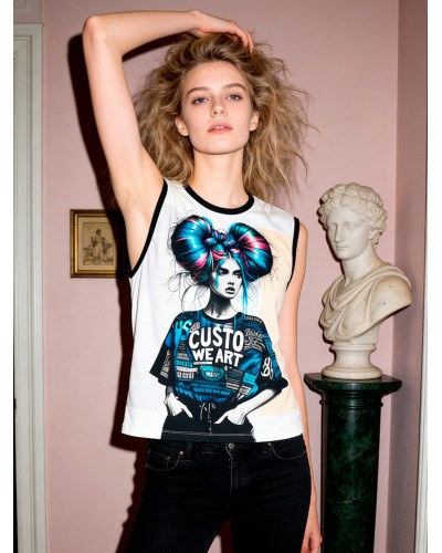 Avril Bun and Suit | Short Sleeve | Custo Barcelona