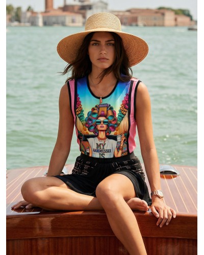 Avril Rich an Rolls | Short Sleeve | Custo Barcelona