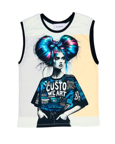 Avril Bun and Suit | Short Sleeve | Custo Barcelona