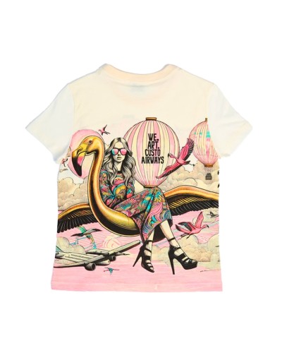 Stan Flamingo Airways | Short Sleeve | Custo Barcelona