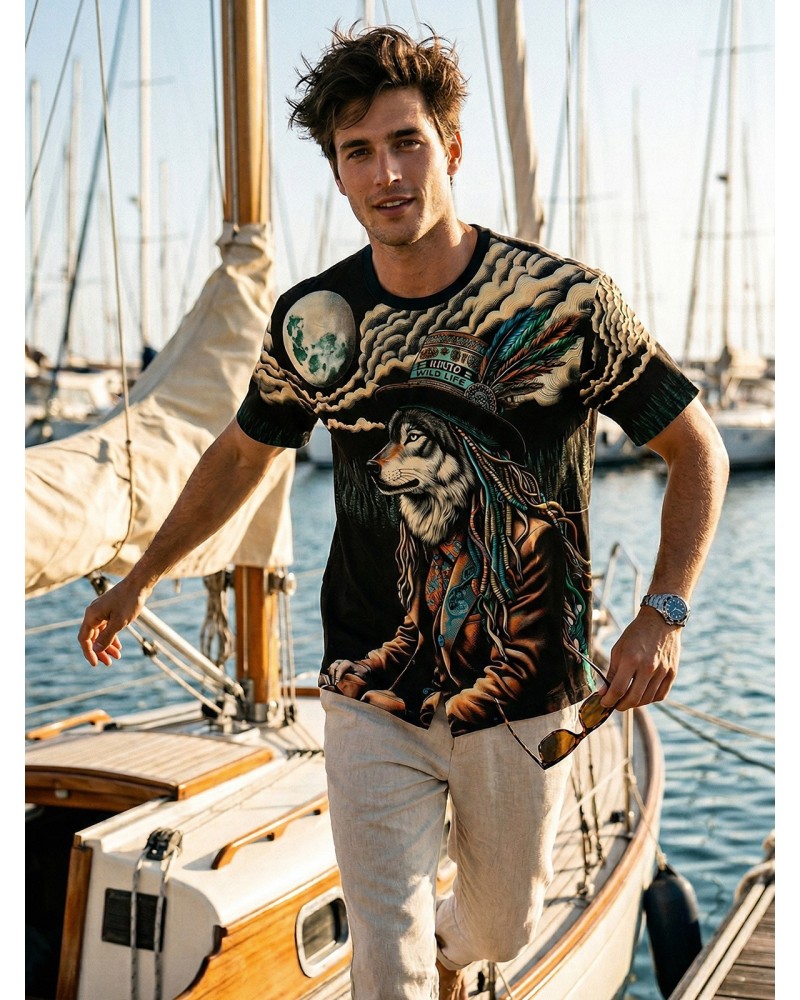 RING BOHEMIAN BUFFALO 25 - Men's T-shirt | Custo Barcelona