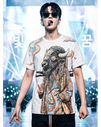 T-SHIRT BASIC BOHEMIAN BUFFALO 10891