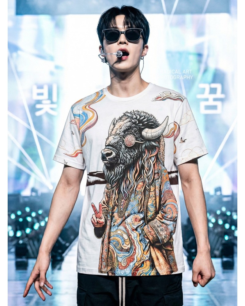 T-SHIRT BASIC BOHEMIAN BUFFALO 10891