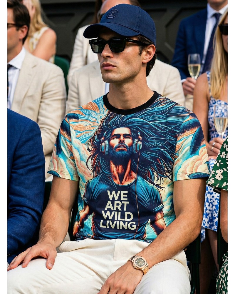 Basic Sound Art Man - Men’s T-Shirt | Custo Barcelona