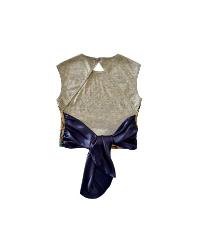 TOP CARLOTA KIMONO NAVY