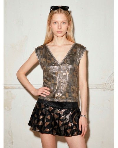 Sheila Foil Grey - Women's Sweatshirt | Custo Barcelona