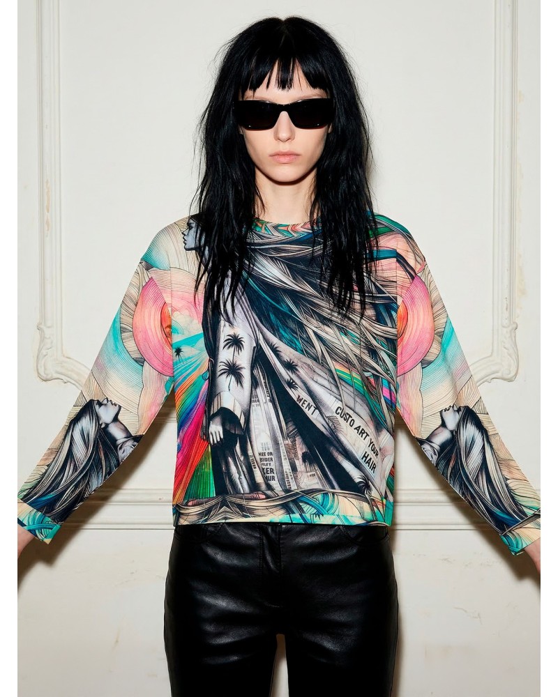 Sol Gown Hair | Women's Sweatshirt | Custo Barcelona